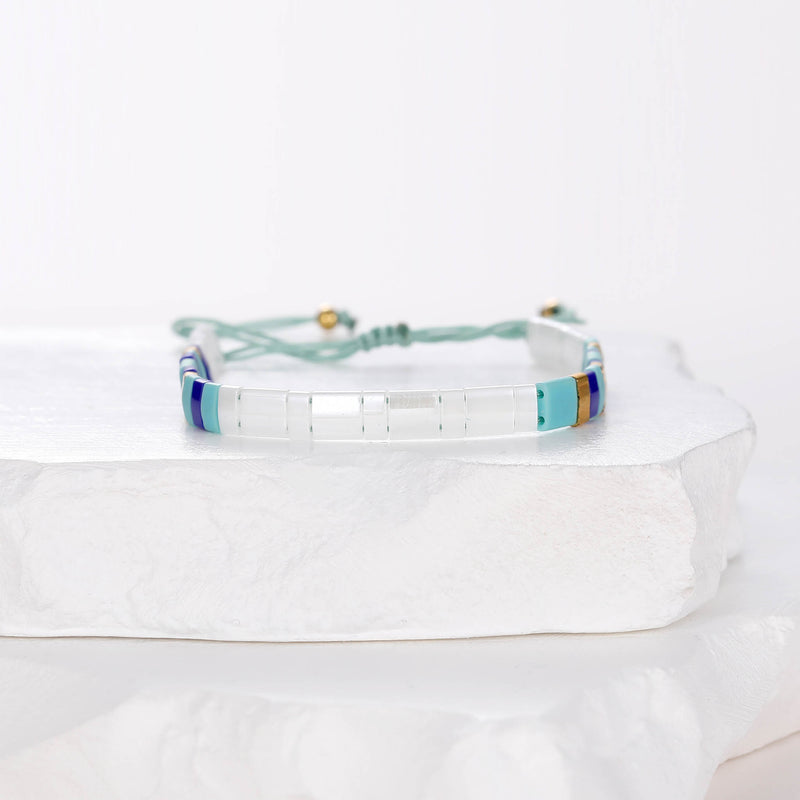 Set Marinho - Pulseira de pérolas