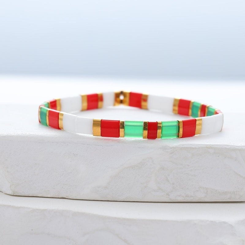 Set Navidad - Pulseras piedras