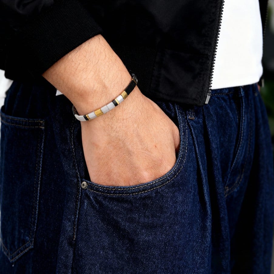 Anna - Bracelet de perles (Pour Lui)