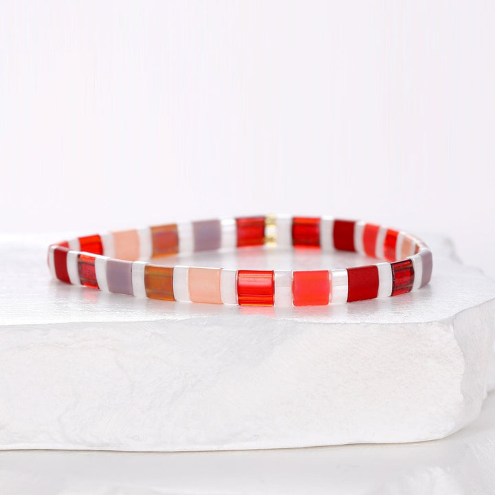 Cerise - Bracelet de perles