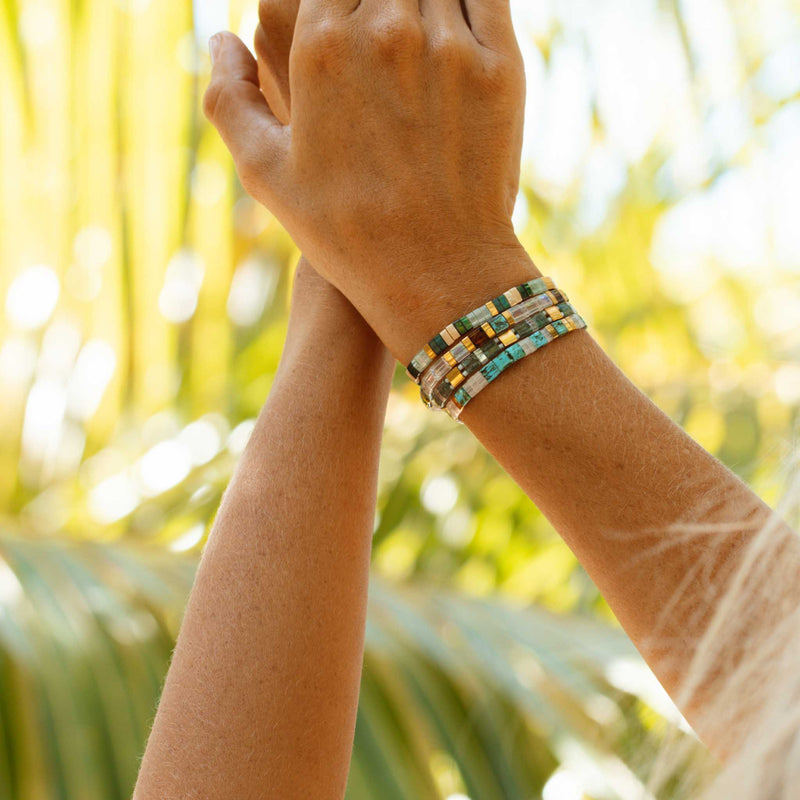 Parure Le Morne - Bracelets de perles