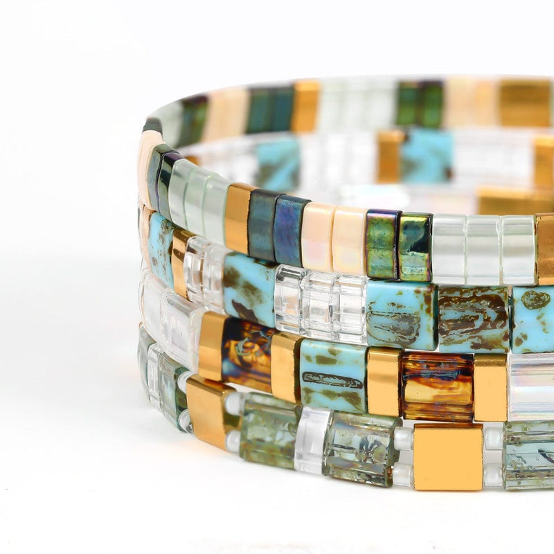 Parure Le Morne - Bracelets de perles