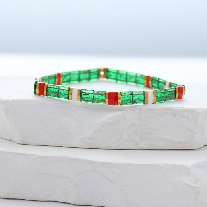 Set Navidad - Pulseras piedras