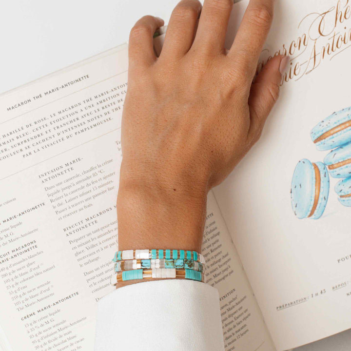 Parure Eden - Bracelets de perles