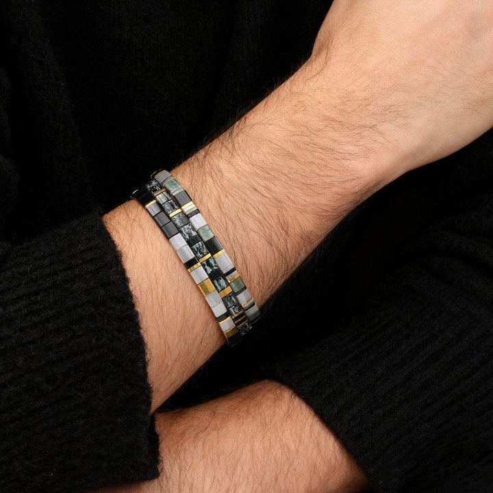 Parure Iconic - Bracelets de perles (Pour Lui)