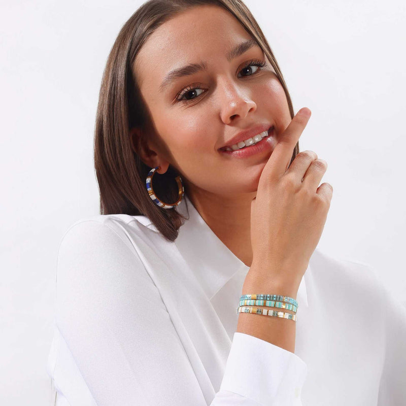 Parure Ingrid - Bracelets de perles