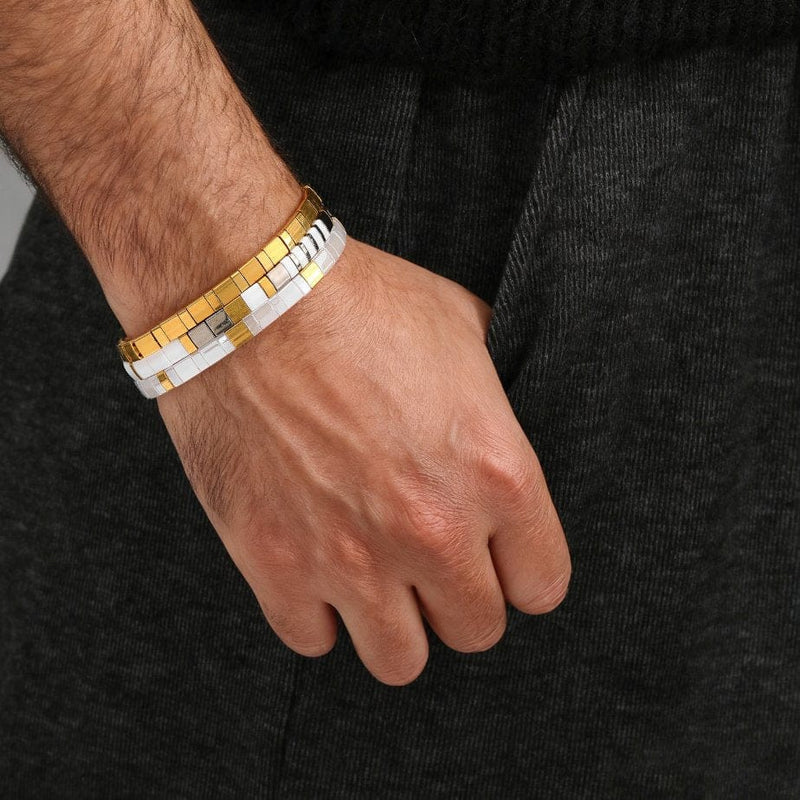 Parure Sun - Bracelets de perles (Pour Lui)