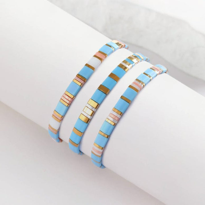 Parure Thalia - Bracelets de perles