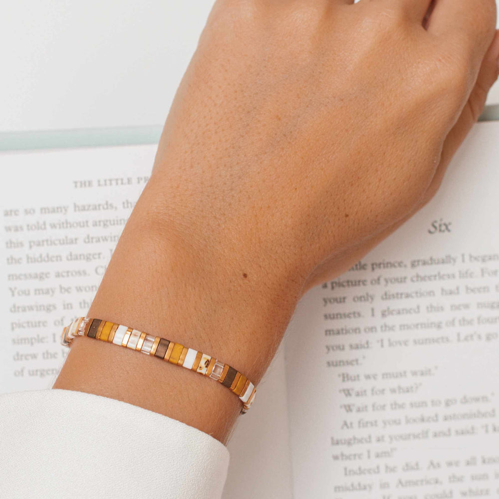 Amber - Bracelet de perles