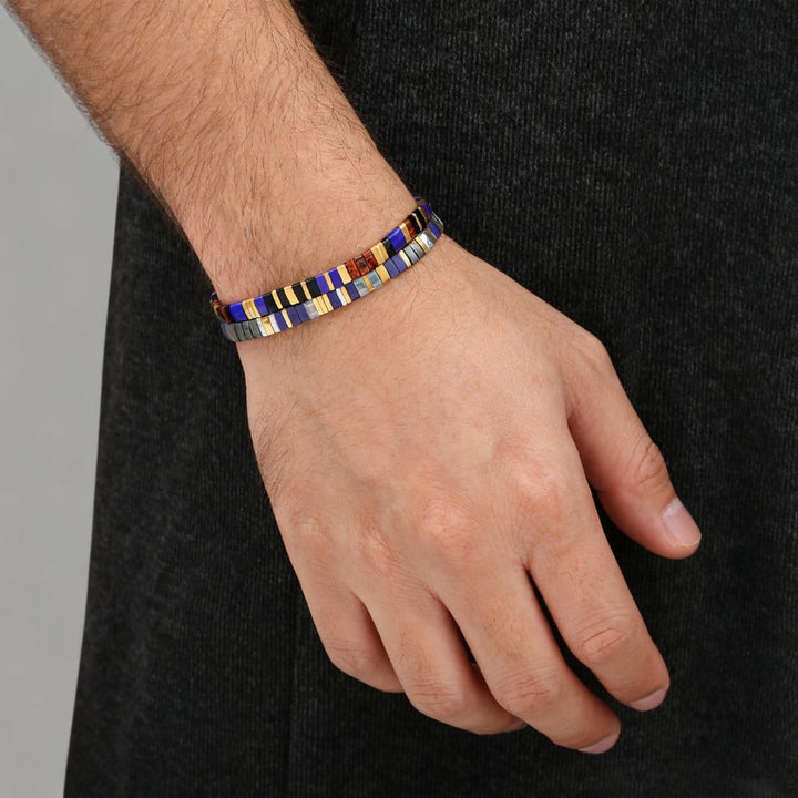 Parure Aurore - Bracelets de perles (Pour Lui)