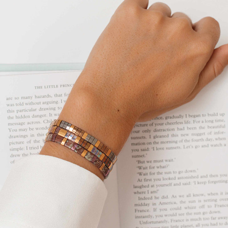 Parure Odette - Bracelet de perles