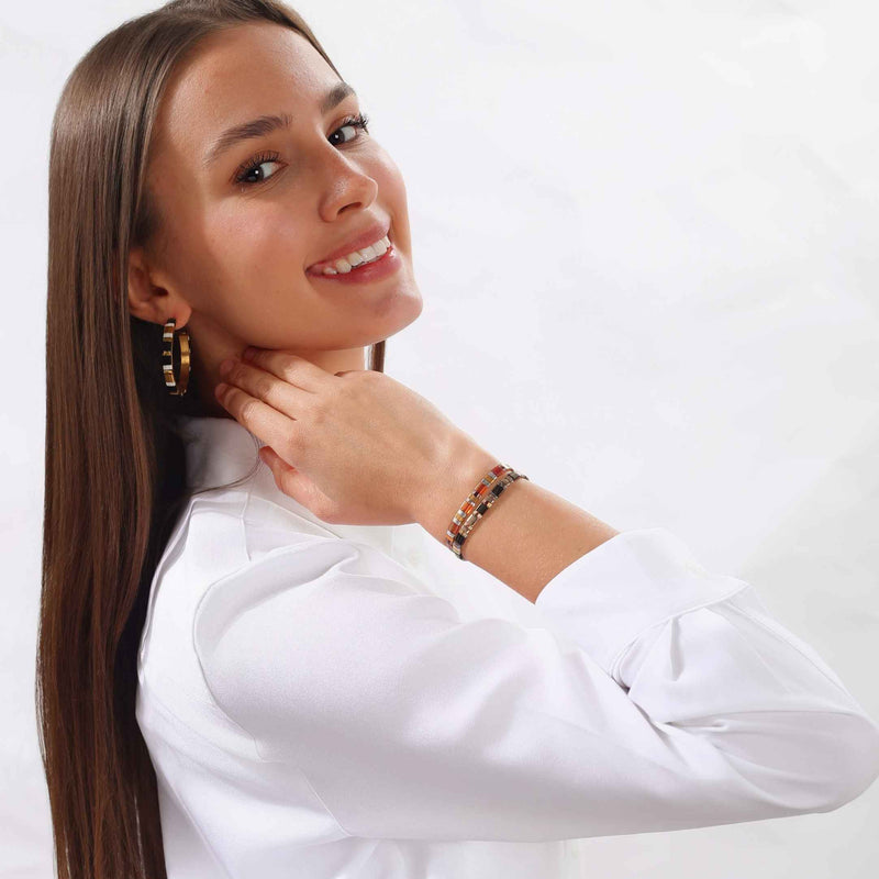 Parure Sabine - Bracelet de perles