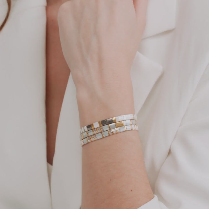 Parure Stars - Bracelets de perles