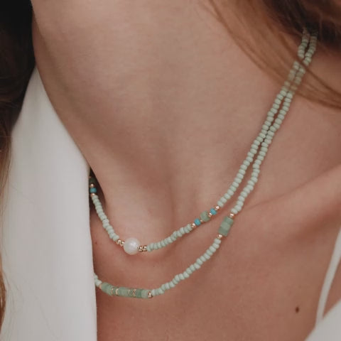 Jade - Collier de pierres