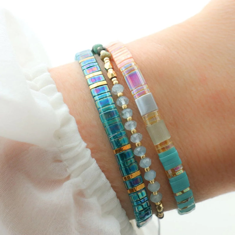 Marine - Bracelet de perles