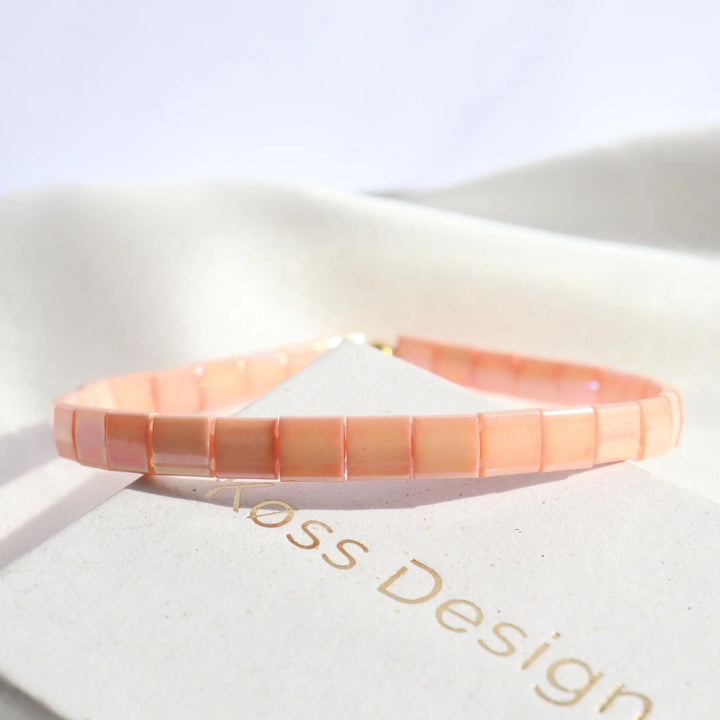 Parure Blush - Bracelets de perles