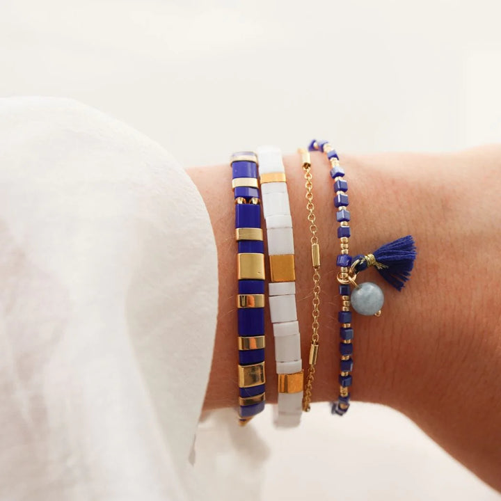 Parure Fidji - Bracelets de perles