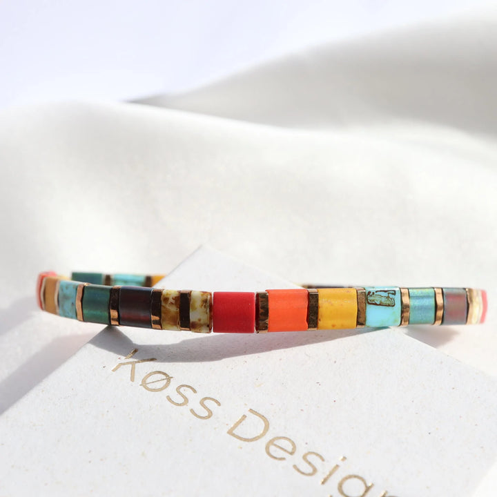 Parure Flora - Bracelets de perles