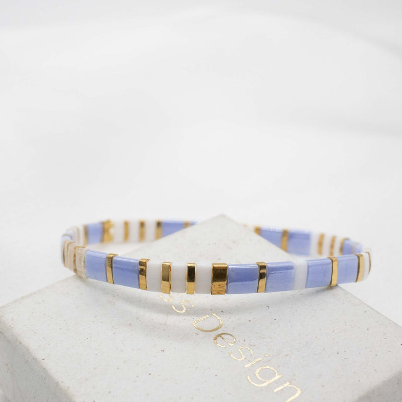 bracelet perles plates