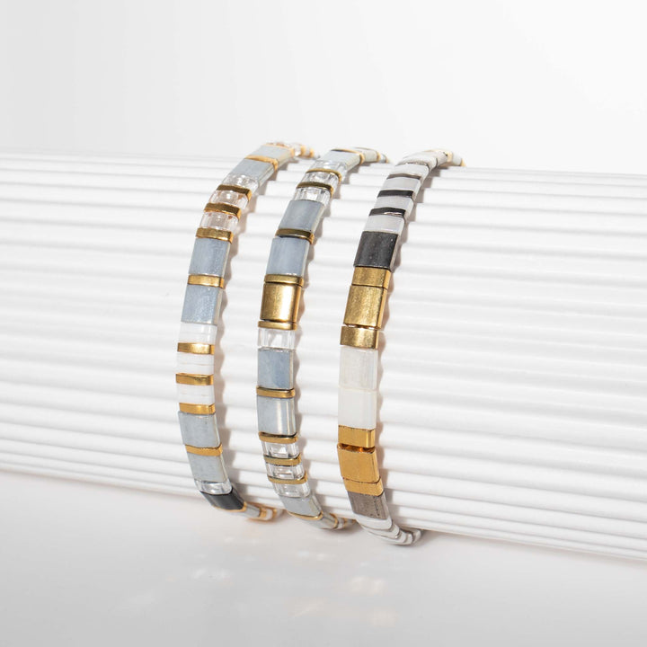 Parure Stars - Bracelets de perles