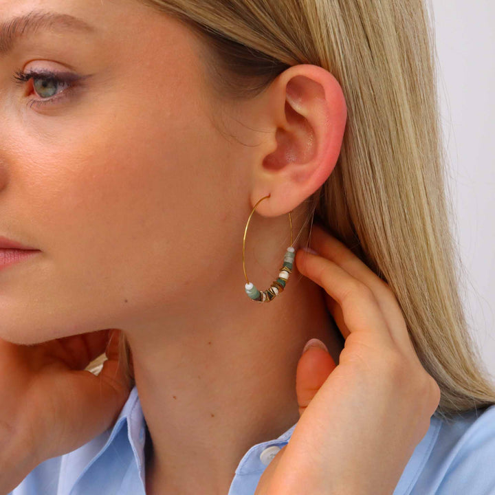 Nil - Boucles d'oreilles créoles